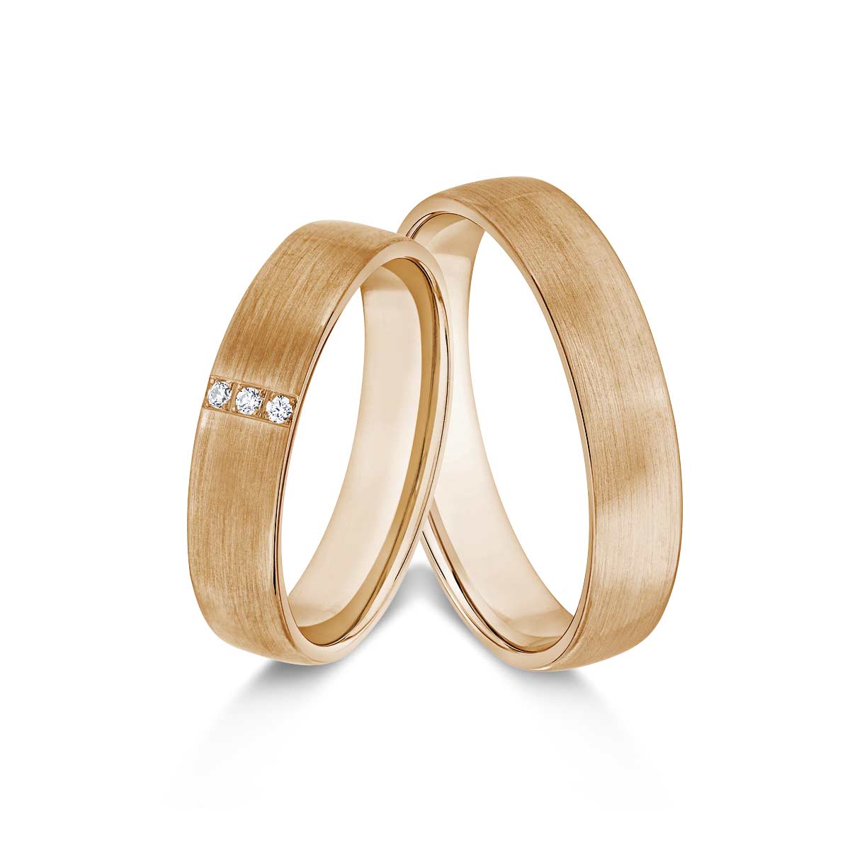 Trauringe / Eheringe 585 Roségold 517527-45