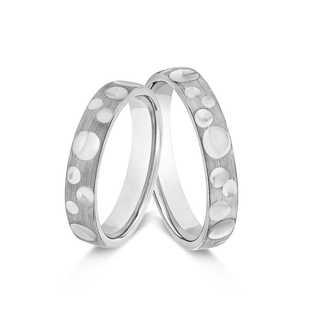 Trauringe / Eheringe 333 Weißgold 517533-40