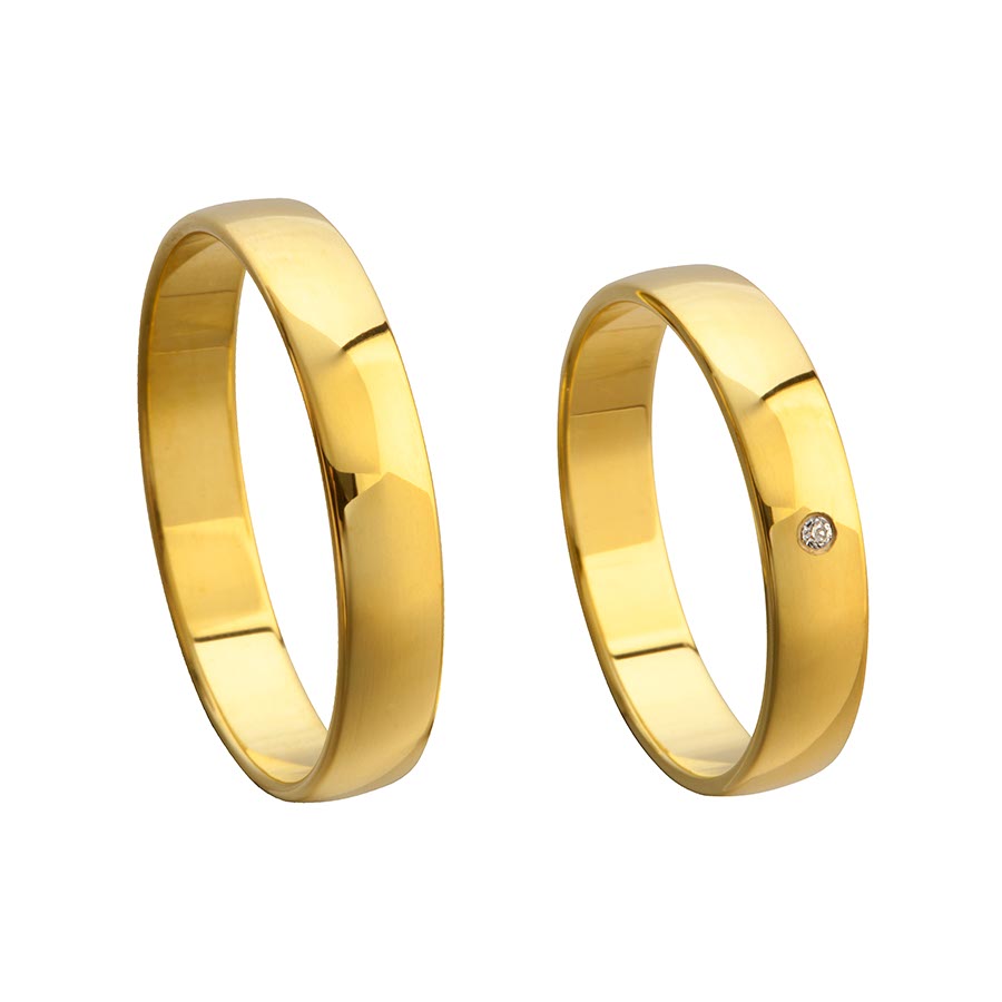 Trauringe / Eheringe 333 Gelbgold 511053-40