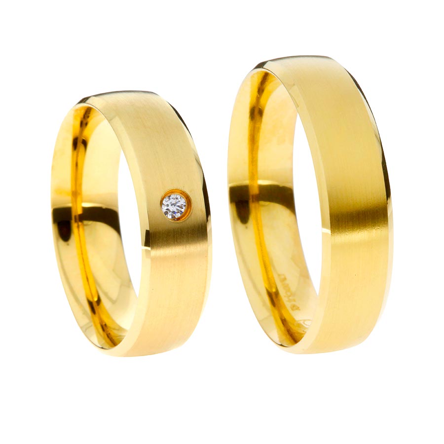 Trauringe / Eheringe 333 Gelbgold 513142-60