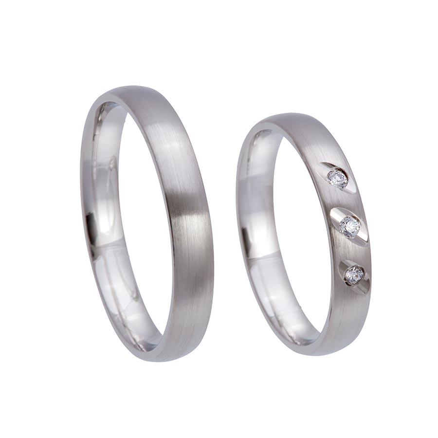 Trauringe / Eheringe 925 Silber 517349-35