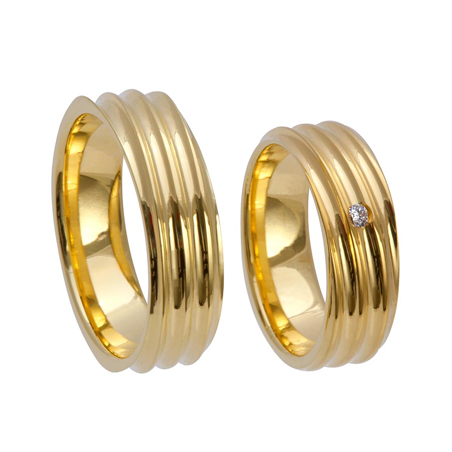Trauringe / Eheringe 333 Gelbgold 517357-65