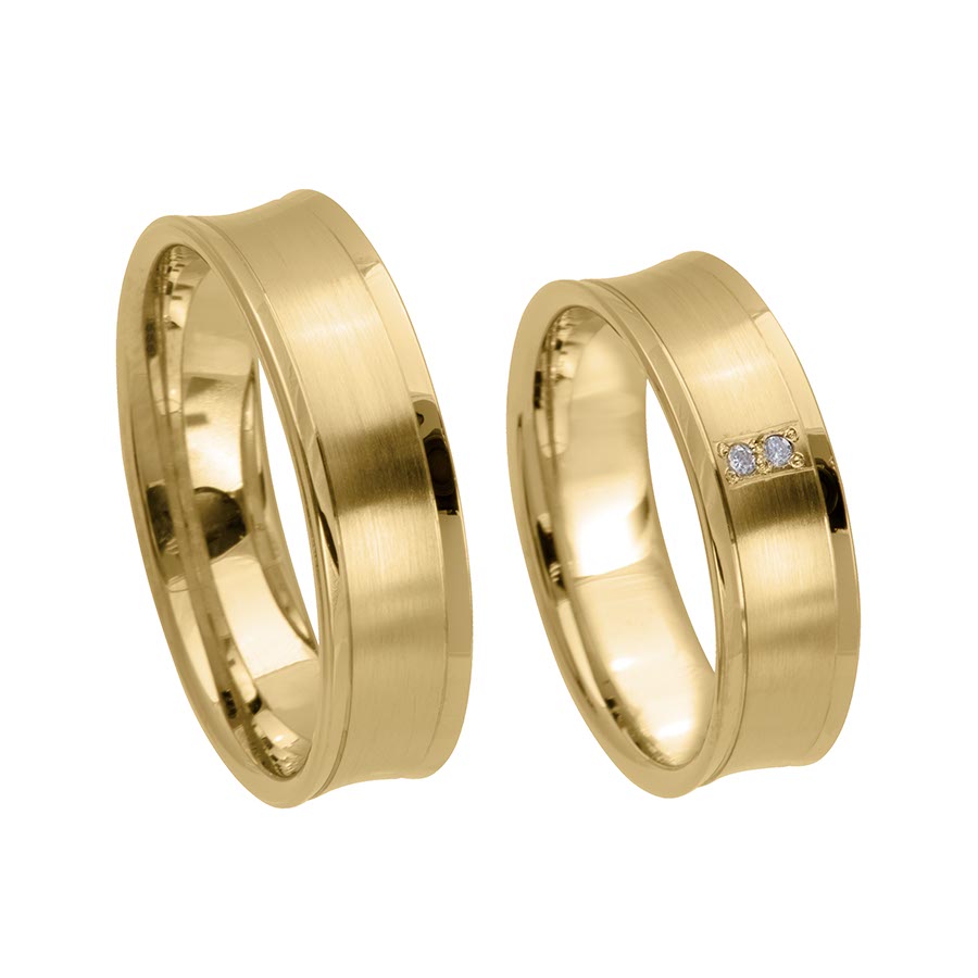 Trauringe / Eheringe 333 Gelbgold 517363-60