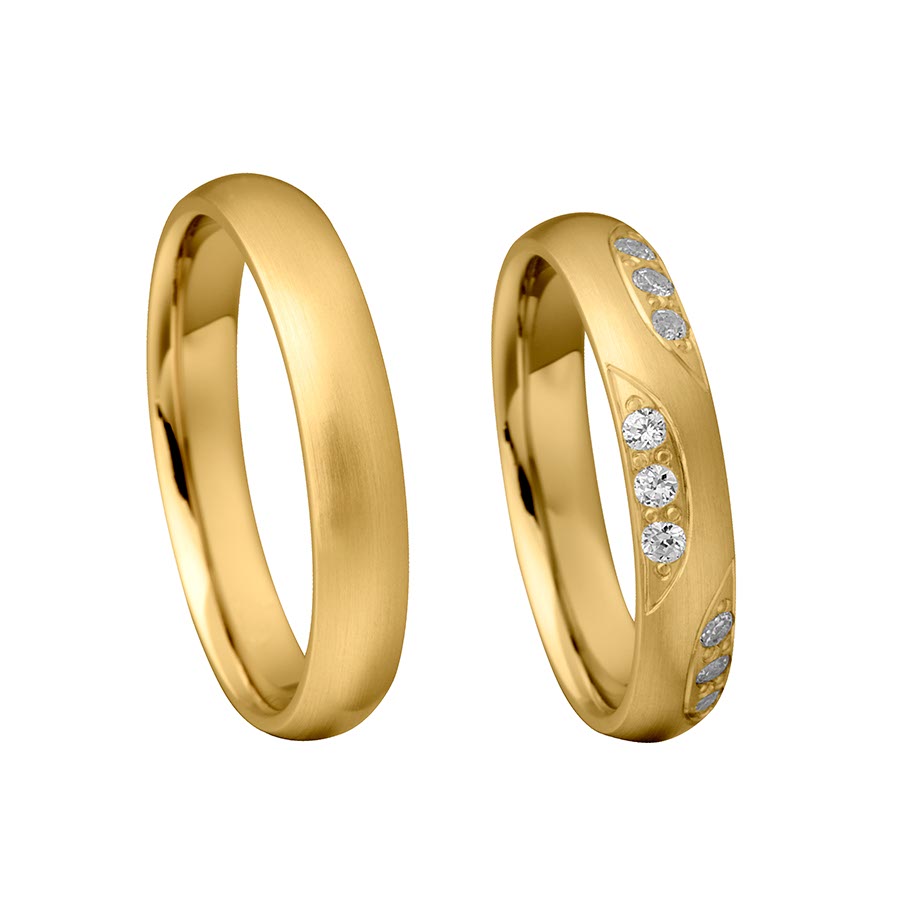Trauringe / Eheringe 333 Gelbgold 517391-40